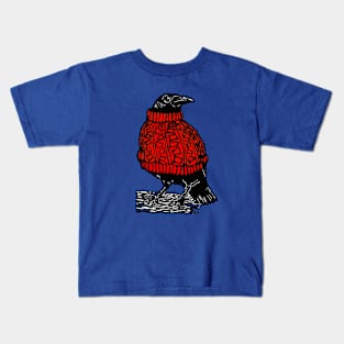 The Bejumpered Orange Crow Kids T-Shirt